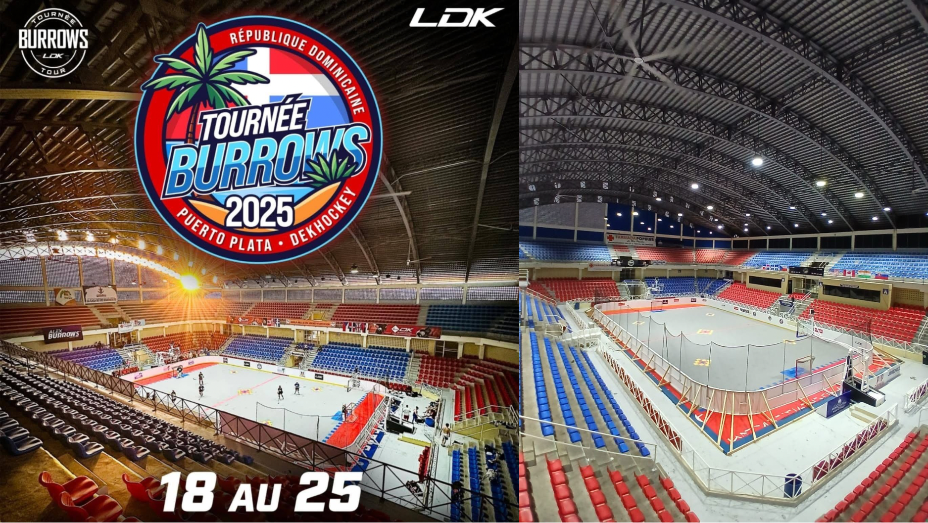 Atletas de 10 países compiten en Puerto Plata en justa mundial de hockey “Tournée Alex Burrows”  