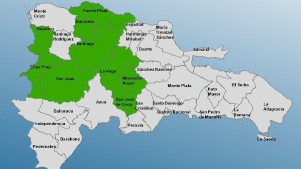 COE incluye a Puerto Plata entre provincias de RD en alerta verde ante posibilidad de intensas lluvias         